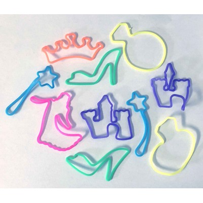 Fun Fashionable Silly Band / Rubber Band - Pack of 12 Pieces