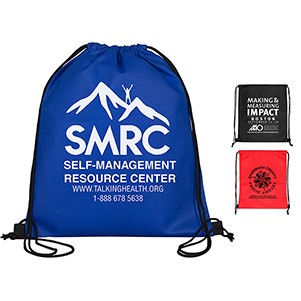 "Breckenridge" Economy Drawstring Cinch Pack Backpack (Overseas)