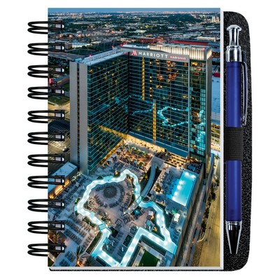 Gloss Cover Journals w/100 Sheets & Pen (4"x 6")