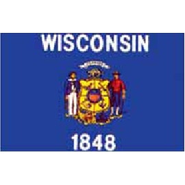 Wisconsin State Flags (3'x5')
