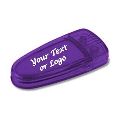 Key Chain w/ CD or DVD Cleaner