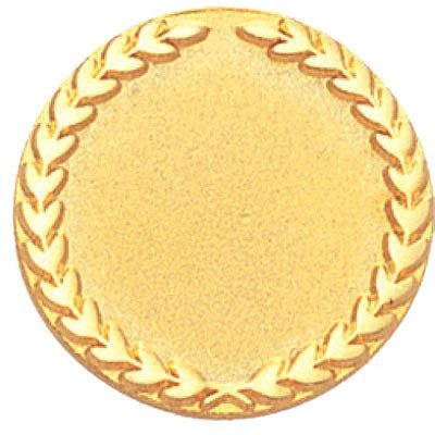 ¾" Gold Plated Wreath Pin