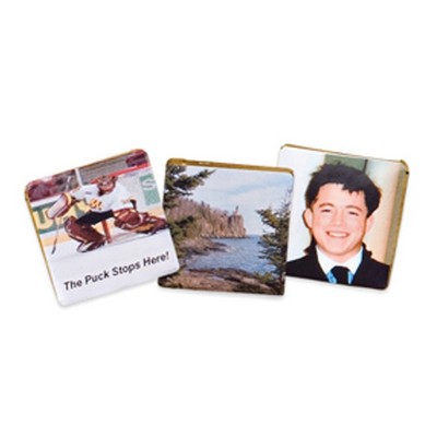 0.4 Oz. Small Square Photo Chocolate Bar