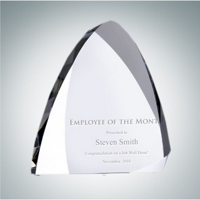 The Peak Optical Crystal Award Plaque