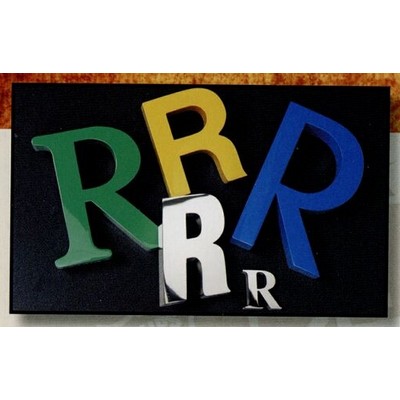 Reverse Channel Fabricated Stainless Finish 20" Letters w/ 2" Depth