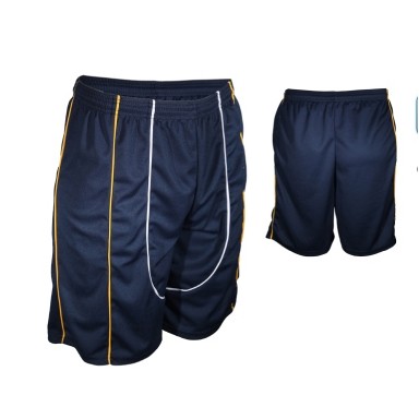 Youth Dazzle Cloth Athletic Short w/ Contrast 2 Color Piping (7" Inseam)