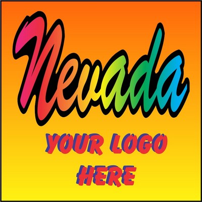 Nevada Metal Photo Magnet (2 1/2" Square)