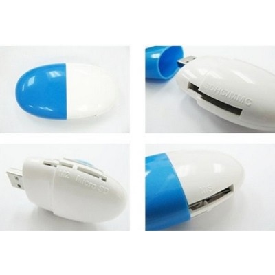 Pill Shape All In One Card Reader