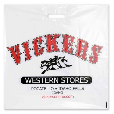 1.75 Mil Standard Gauge Patch Handle Bag (20"x19"x4")