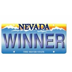 Nevada License Plate Lapel Pin