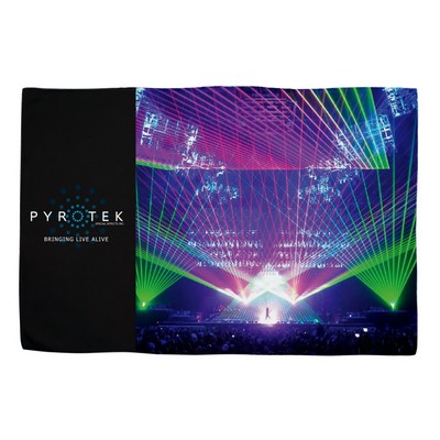 Microfiber Suede Spa & Fitness Towel w/Dye Sublimation (16"x 24")