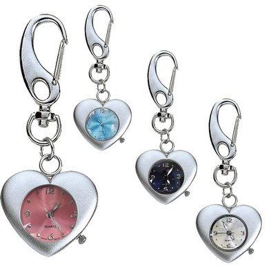 Heart Shape Key Chain Watch
