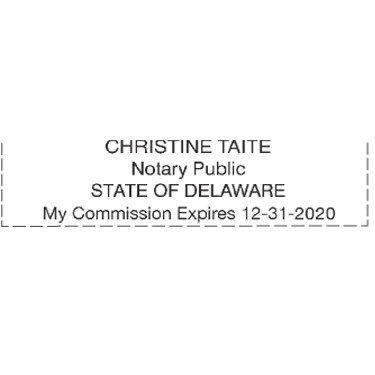 Xstamper® N14 Stamp - 5/8" x 2 3/8" Impression