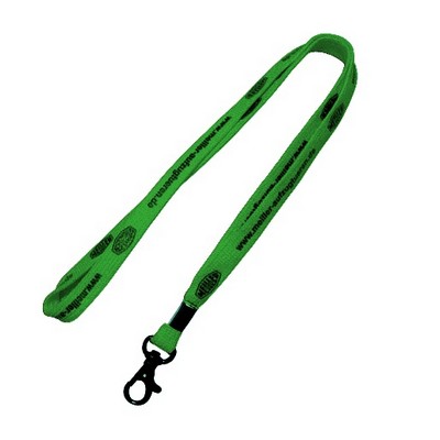 3/8" Green Tubular Lanyard (10 Mil)