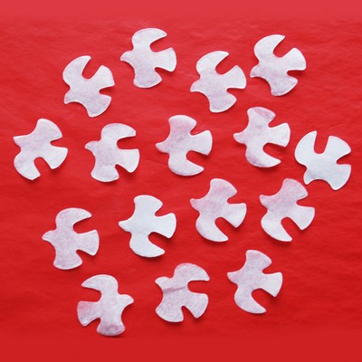 Unfading Flame Retardant Pigeon Shaped Paper Confetti