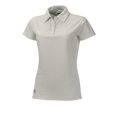 FILA Women's Hastings Striped Polo Shirt