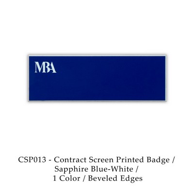 Contract Screen Printing - 1"x3"