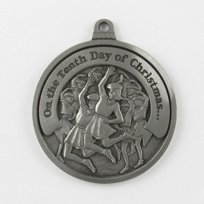 Twelve Days of Christmas Full Size Ornament (Day 10 - Ten Lords-a-Leaping)