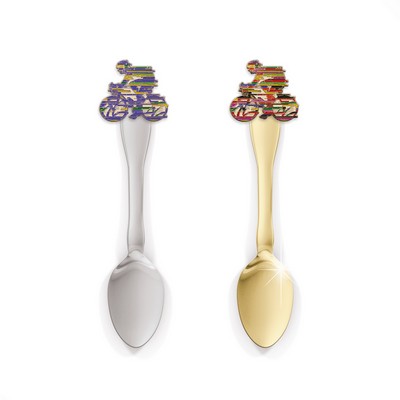 Spoon w/Soft Enamel Lapel Pin (Up to 1")