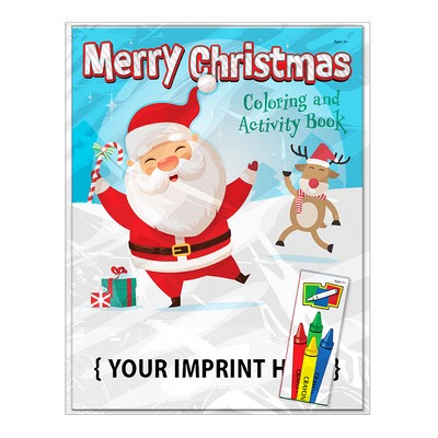 Merry Christmas Coloring & Activity Book Fun Pack