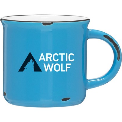 15 oz Ventura Ceramic Mug (Sky Blue/White)