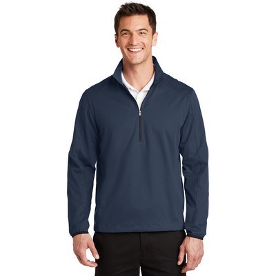 Port Authority® Active 1/2-Zip Soft Shell Jacket.