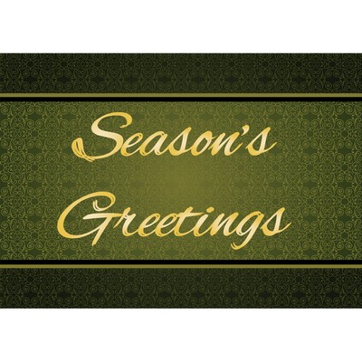 Green Texture Greeting Card