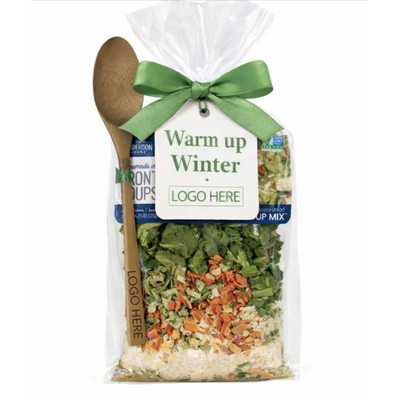 Warm Up Winter Chicken Soup Gift Set with Wooden Spoon