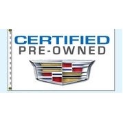 Authorized Dealer Free Flying Drape Flags (Certified Pre-Owned Cadillac®)