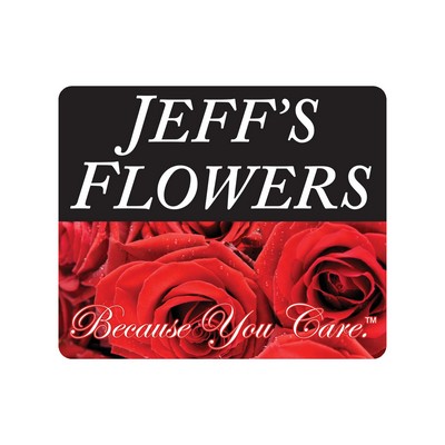 Rectangle Sticker | Round Corners | 2 1/2" x 3" | White Static | Static Back | Digital