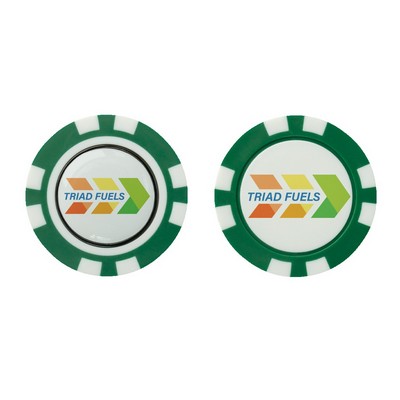 Plastic Poker Chip (Removable Ball Marker)