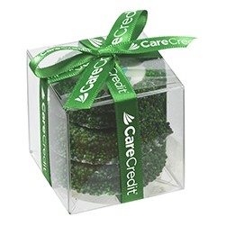 Chocolate Covered Oreo® Present w/ Custom Oreo® Cookies and Corporate Color Nonpareils