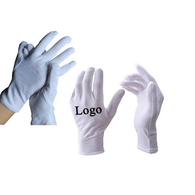 White Cotton Gloves
