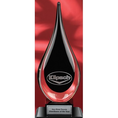 12" Rainbow Flame on Single Base