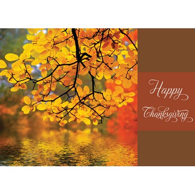 Autumn Reflection Thanksgiving Cards