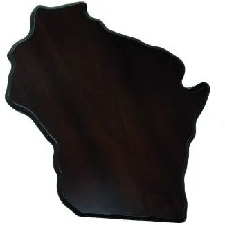 Wisconsin State Shaped Plaque (5"x7")