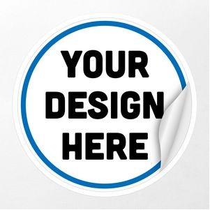 Custom Printed Circle Stickers - 3" x 3"