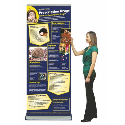Prescription Drugs Retractable Banner