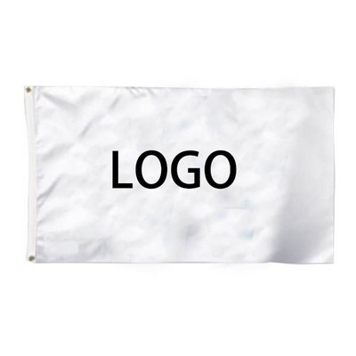 Reverse Knit Polyester Flag