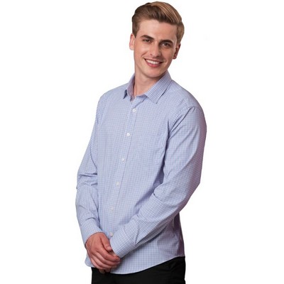 Men's Untucked Tricolor Plaid Shirt