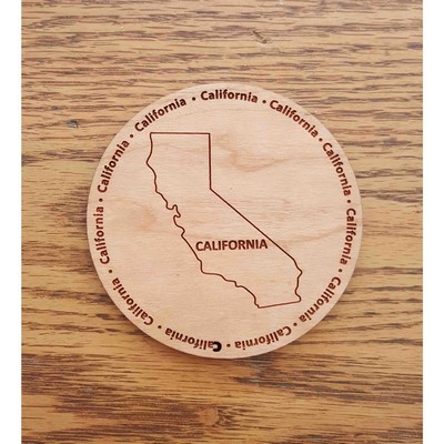 Hardwood State Coasters