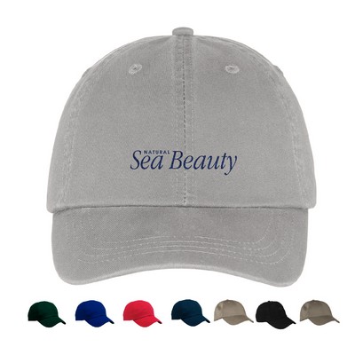 Port & Company® Washed Twill Cap
