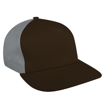 5 Panel Contrast Back Snapback Hat