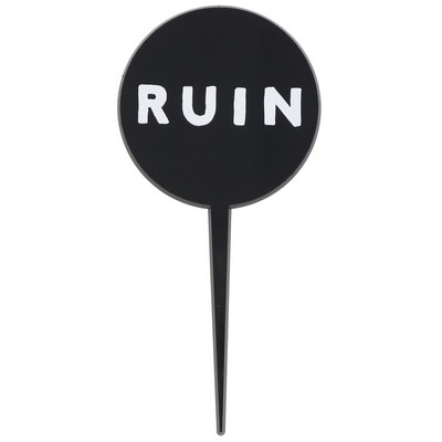 4.25" Large Round Head Food Pick (Blank)