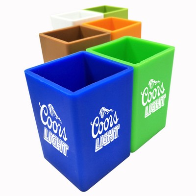 Square Soft Silicone Pen Holder