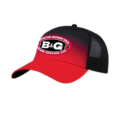 Sublimation Cap w/Mesh Back