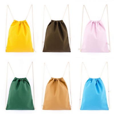 Cotton Drawstring Backpacks
