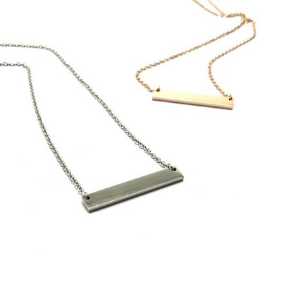 Personalized Bar Necklace