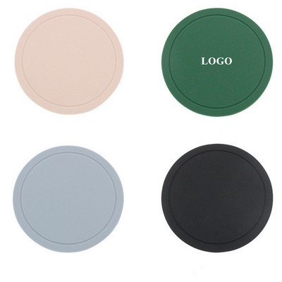Round Silicone Coaster