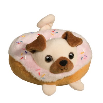 Pug Donut Macaroon Stuffed Animal